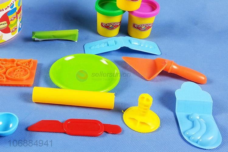 Best selling non-toxic kids plasticine modeling clay toys with clay tools