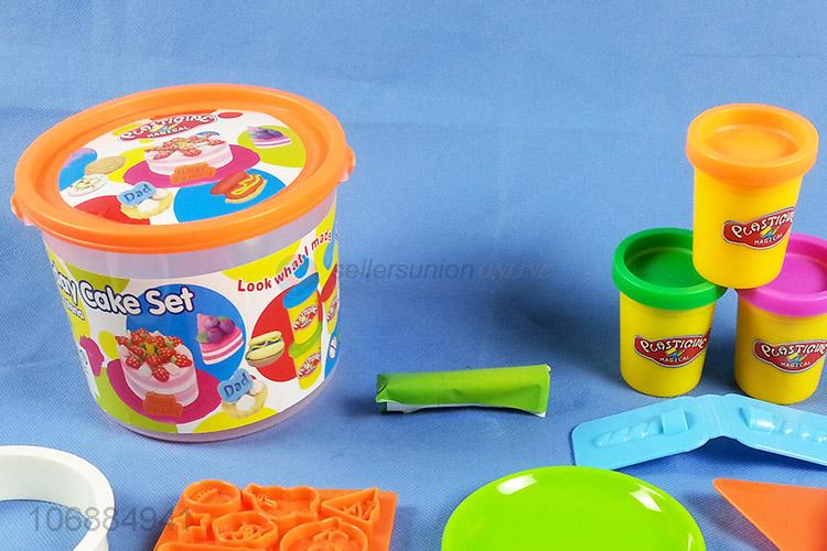 Best selling non-toxic kids plasticine modeling clay toys with clay tools