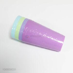 Hot sale exquisite colorful non-toxic plastic cup set