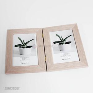 New design customized double openings desktop plastic picture photo frame