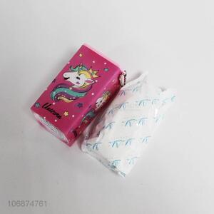 New design 30pcs mini wet wipes in square cartoon canister