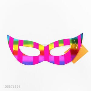 Recent style masquerade party colorful paper eye masks for holiday