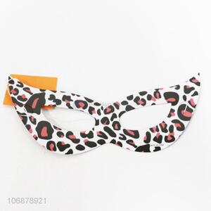 Unique design masquerade party leopard print paper eye masks for holiday