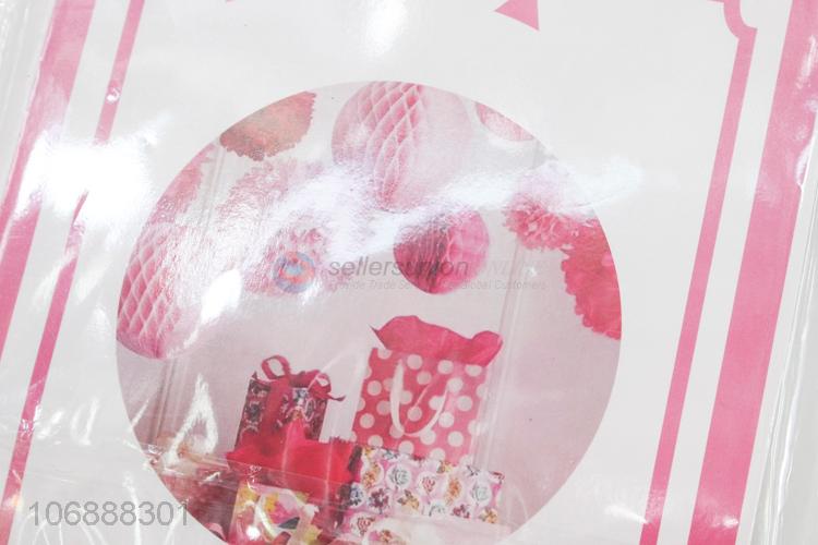 Wholesale price party decoration paper flower ball pom pom lantern