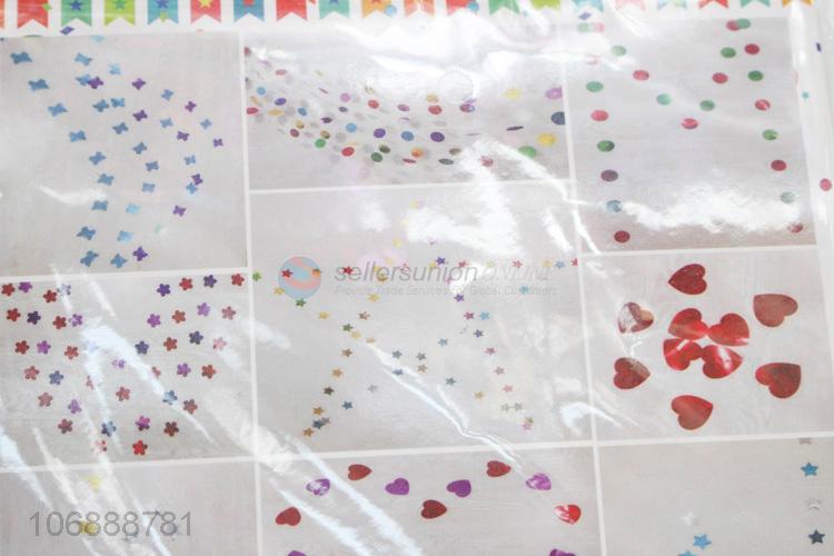 Wholesale custom birthday party decoration butterfly foil banner flags