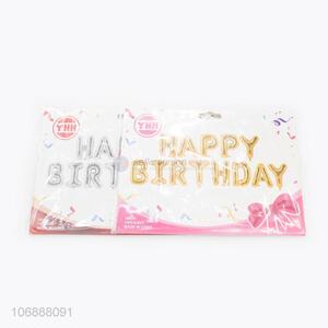 Hot products birthday party aluminum foil balloons letter shape balloons