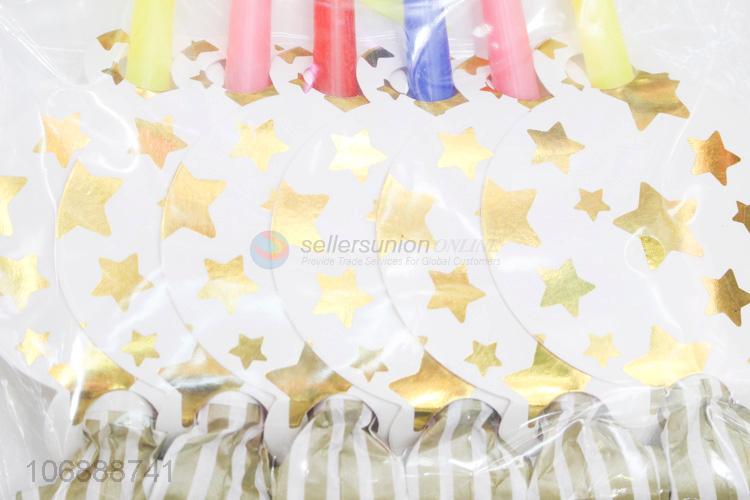 Factory wholesale party blowouts paper blow horn paper whistling dragon