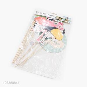 New arrival summer sea party photo props flamingo eye mask with stick