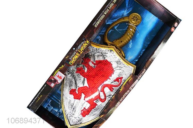 Fashion Plastic Pirate Sword And Shield Weapon Set