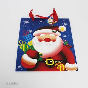 Cheap Personalized Christmas Decoration Paper Gift Bag with Handles