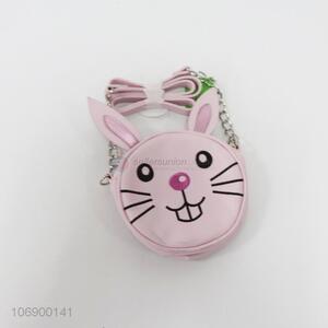 Custom mini cartoon bunny pu leather shoulder bag for children