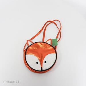 Promotional mini cartoon fox pu leather shoulder bag