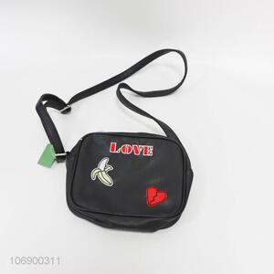 Low price trendy women pu leather shoulder bag messenger bag