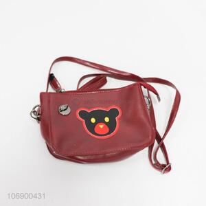 New style promotional cartoon pu leather shoulder bag messenger bag