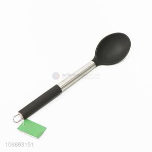 High Quality Silicone Spoon Rice Spoon with Stainless Steel Handle