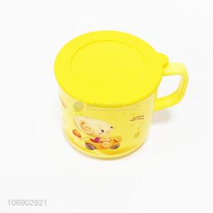 Promotional kids cartoon tooth mug water cup milk cup with lid