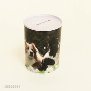 Wholesale custom printing round can tin money box