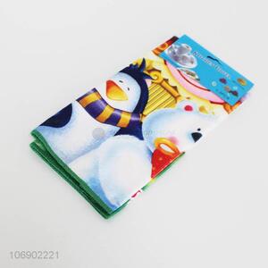 Low price cute cartoon animal printed kitchen tea towel