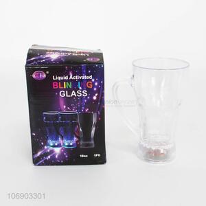 Creative Design Plastic Liquid Activated Blinking Glass