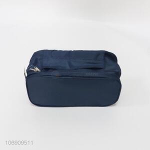 Wholesale price solid color cosmetic bag makeup bag