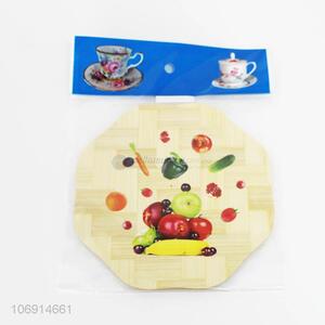 New selling promotion fruit pattern durable bamboo heat pads