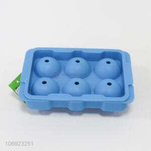 High quality 6 cavity silicone ice ball mold ice cube tray for kitchen