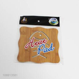 Excellent quality pierced bamboo heat insulation pad heat place mat
