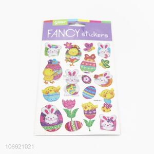 Hot selling Easter egg pvc stickers Easter bunny pvc stickers