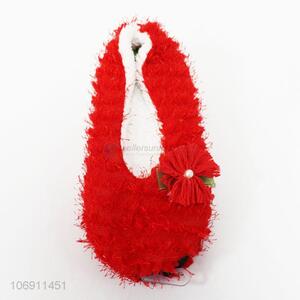 High Sales Household Winter Warm Red Plush Floor Shoes
