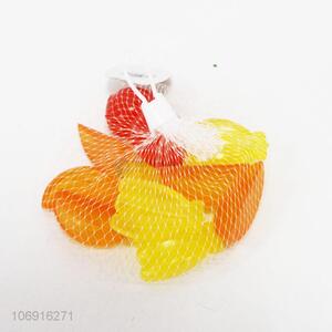 Wholesale rreusable plastic fruit shape ice cube for wine cooling