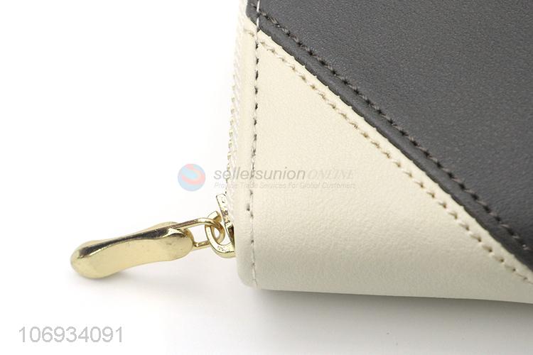 Good Sale Fashion Ladies Card Holder Zipper Long Wallet For Women