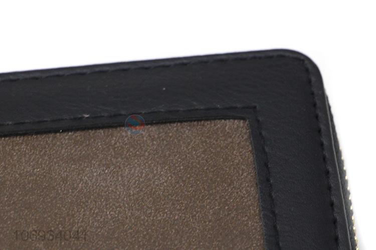 Good Factory Price Leather Card Holder Women Zipper Wallet