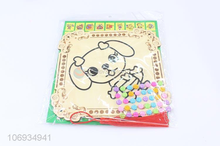 New Children Handmade Diy Snow Mud Painting Board With Clay And Chinese Knot Kids Educational Toy