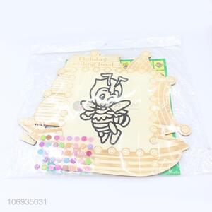 Factory Price Cute Cartoon Bee Children'S Diy Craft Set Snow Mud Clay Painting Board