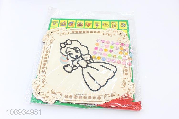 Wholesale Children Handmade Diy Snow Mud Painting Board With Clay And Chinese Knot Kids Educational Toy