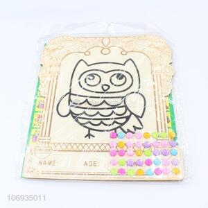 Premium Quality Owl Pattern Children'S Diy Craft Set Snow Mud Clay Painting Board