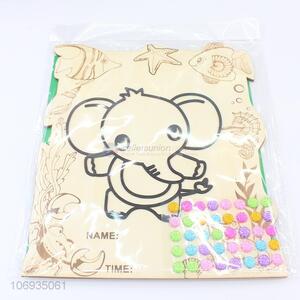 Competitive Price Kids Toy Elephant Pattern Children'S Diy Craft Set Snow Mud Clay Painting Board