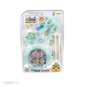 Cheap And Good Quality Early Education Baby Trumpet Hand Drum Rattle Toy