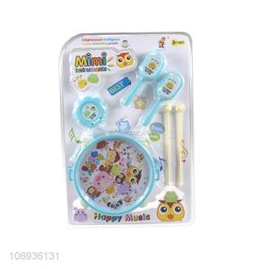 New Design Early Intelligence Toy Baby Trumpet Hand Drum Rattle Toy Set