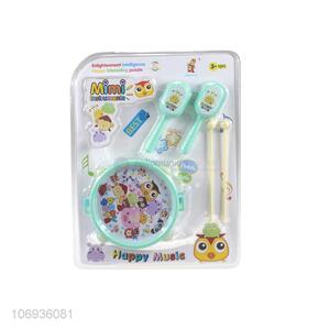 New Lovely Baby Educational Toys Plastic Trumpet Hand Drum Rattle Toy