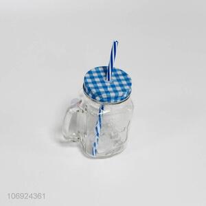 Hot Selling Straw Cup Fashion Glass Cup