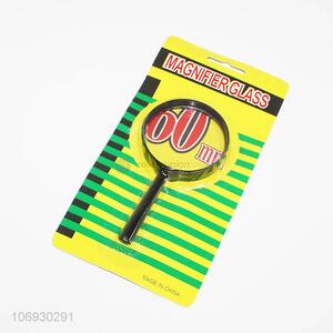 Factory price hand-held 60mm round magnifying glass