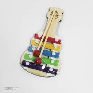 Hot sale 5 notes violin design wooden xylophone toy musical instrument
