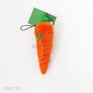Factory Wholesale Mini Cute Vegetables Carrot Plush Pendant for Bag