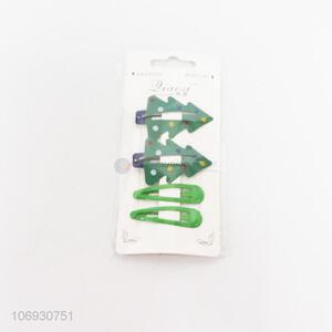 High Quality Christmas Tree Shape Colorful Hairpin