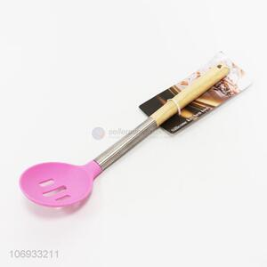 Best Sale Silicone Slotted Ladle Kitchen Leakage Ladle