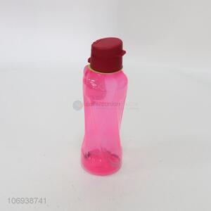 High quality portable transparent plastic water bottle
