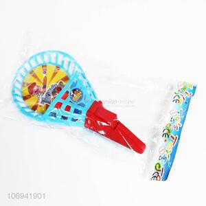 Wholesale classic plastic bouncy ball racket catch ball game for kids