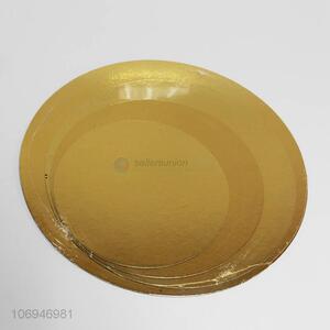 Factory price 4pcs golden round paper cake decorating board
