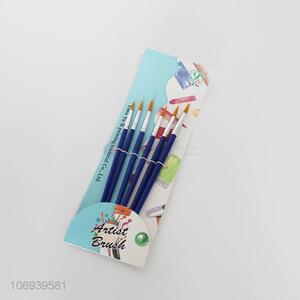 Wholesale yiwu factory 6pcs artist detail plastic <em>paintbrush</em>